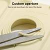 Silicone Sink Splash Guard Mat Quick-Drying Non-Slip Counter Protector Cut-to-Fit Faucet Splash Protector Multi-Purpose Pad for Kitchen Bathroom