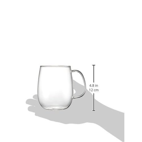 KINTO UNITEA Cup, 550ml, Dishwasher and Microwave Safe, Heat-Resistant Glass, Gift, 8292