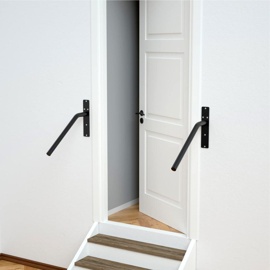 Wall Mount Staircase Handrail Alloy Steel Hvy Duty Stair Railing Grab Bar for Garage