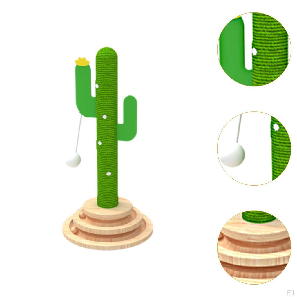 Katzenkletterturm mit Kratzbaum und Spielzeug für Hauskatzen