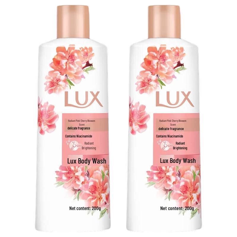 LUX Осветляющий Гель для душа с ароматом Розового Цветения Вишни