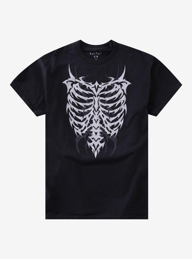 Metal Rib Cage T-Shirt By Friday Jr.