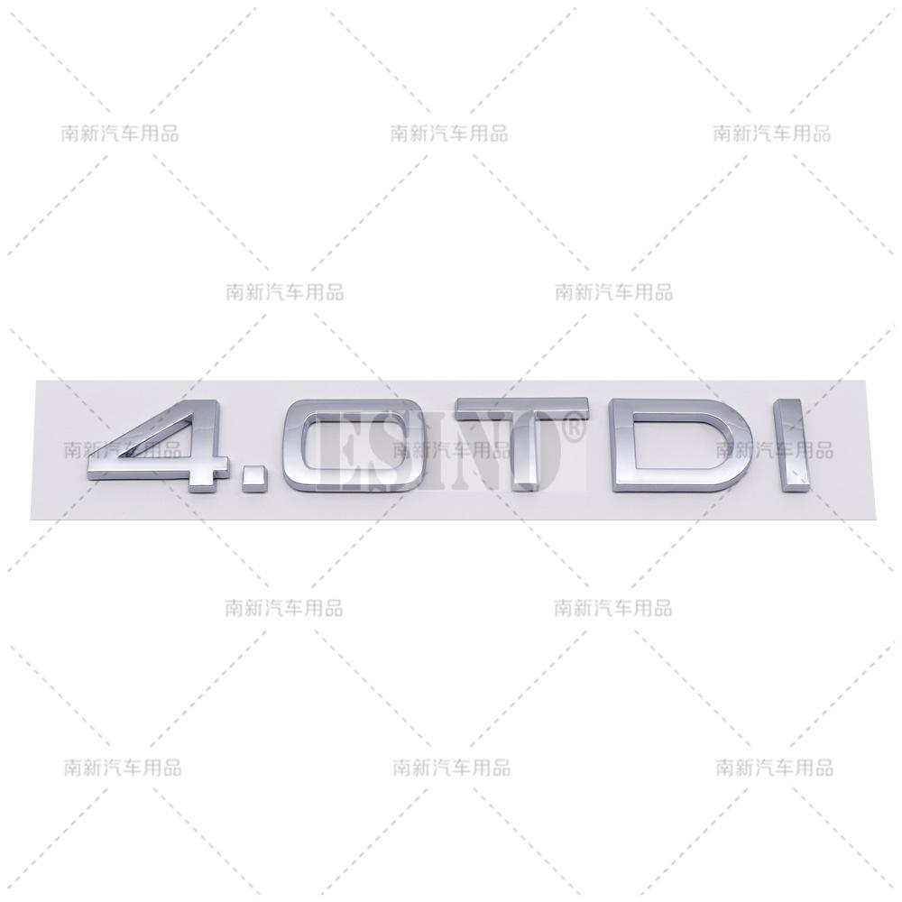 ABAB1 3D 1.6 1.9 2.0 3.0 4.0 TDI Car Trunk ABS Badge Emblem For Car Rear Tailgate Adhesive Badge Sticker for A4 A5 A6 A7 A8 Q3 Q5 Q7