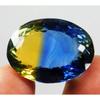 Beautiful Natural Bi-Color Ametrine 45+ Ct Oval Cut Certified Loose Gemstone