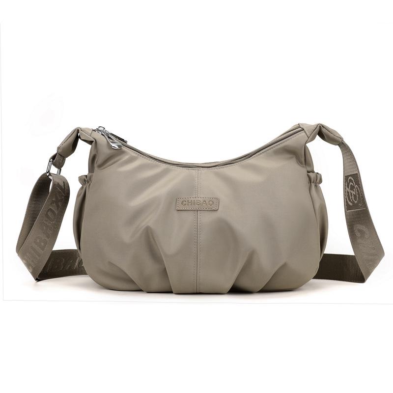 Women's Nylon Crossbody Shoulder Bag - Large Capacity Trendy Cloud Dumpling Design