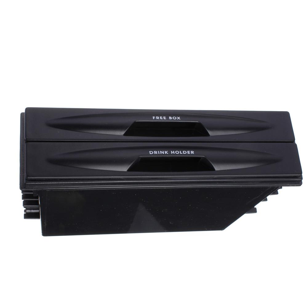 Universal Car Dual Din Car Storage Box CD Radio Drink Cup Holder Storage Box