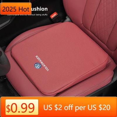 Hot Car Seat Cover Leather Car Seat Cushion Protector Pad Hip Protect Mat For Volkswagen Jetta Golf Passat Polo Tiguan Touareg J