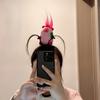 Ratatouille Mouse Head Hairband Capybara Funny Plush Hair Hoop Halloween Decor Capibara Women Hair Band Makeup Headdress Hairpin