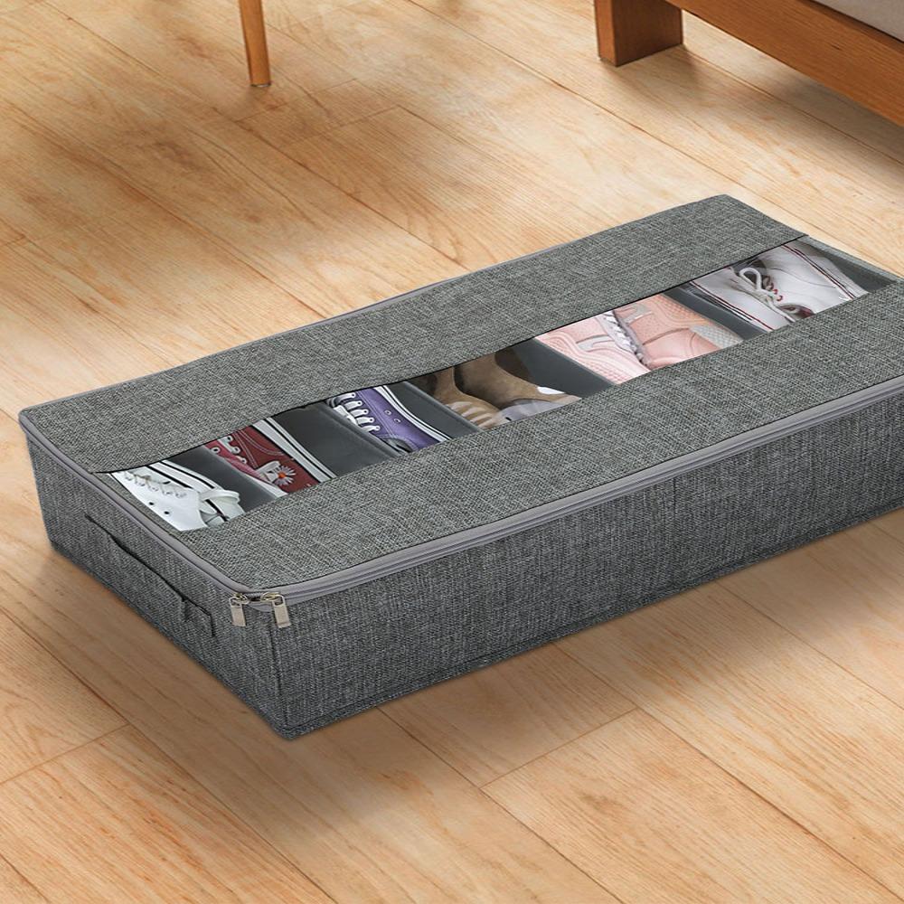 Transparent Shoe Box Washable Storage Organizer Space Saving Storage Container Home Organization