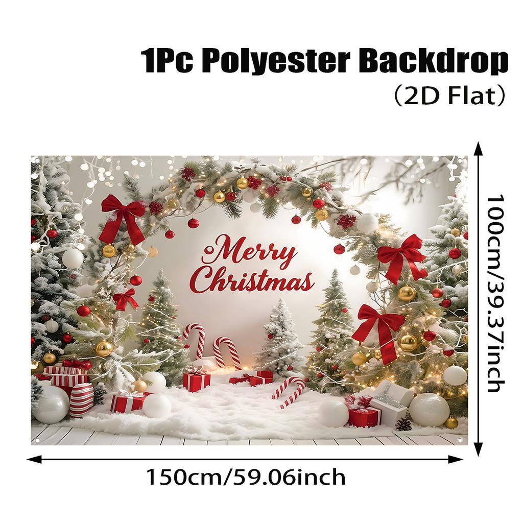 Christmas Tree Backdrop Merry Christmas Decorations for Home 2025 Xmas Ornament Photo Background Navidad Natal New Year 2026