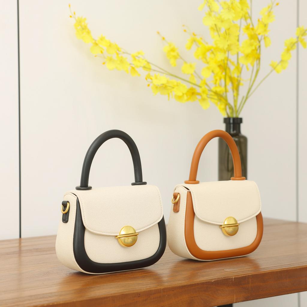 2024 Summer New Niche Design High-End Women's Handbag Fashionable Versatile Saddle Bag Single Shoulder Crossbody Bag