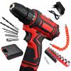 Cross 12V Lithium Battery Electric Drill & Screwdriver with Pistol Grip - Multifunctional Tool
