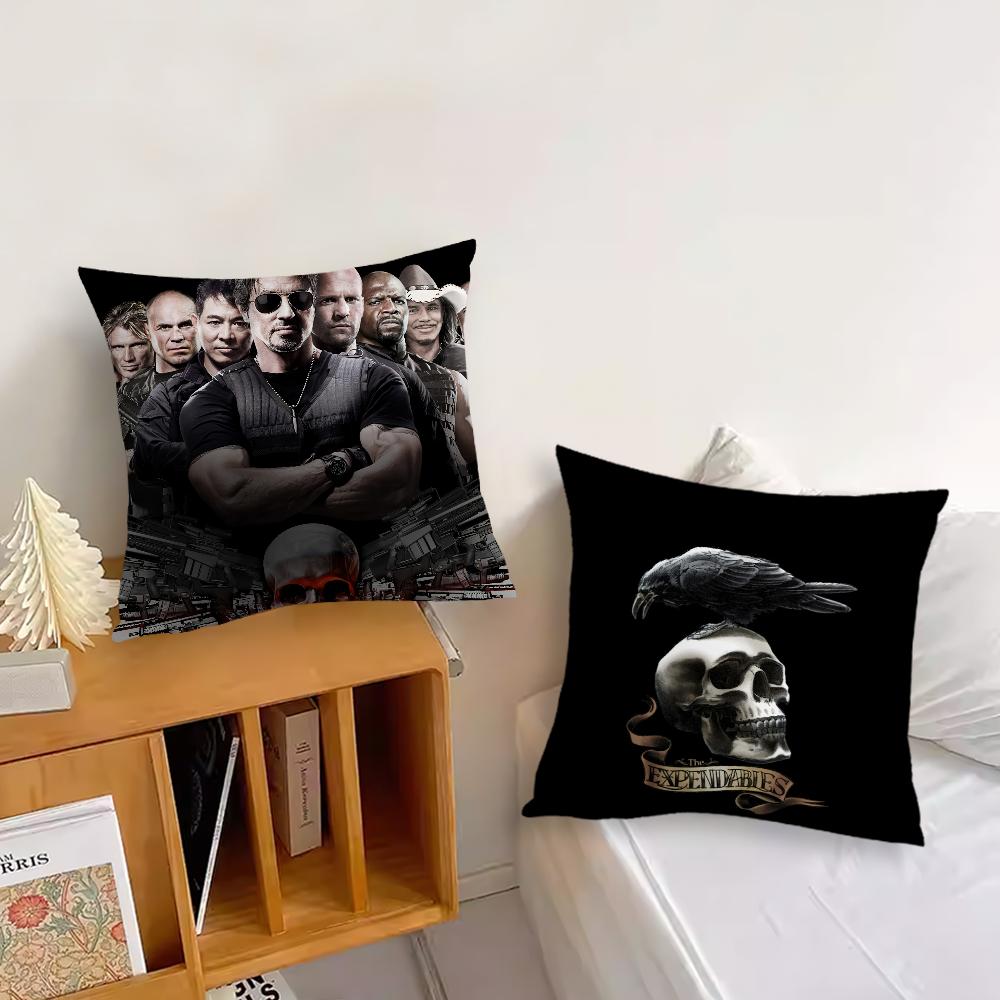 Game The E-Expendables Cushion Cover Living Room Accent Couch Back Support Square Lounge Restful Nap Companion Pillow Case
