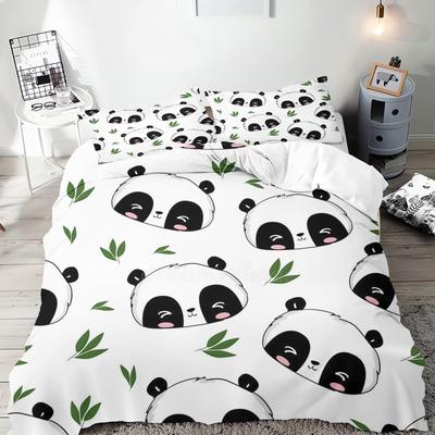 Copripiumino Cartone Animato Carino Anime Set Federe per Cuscini Casa Camera da Letto Adulti Bambini Piumone Biancheria da Letto