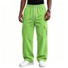 Men's Wide Leg Casual Pants with Athletic Comfort and Street, Loose Fit