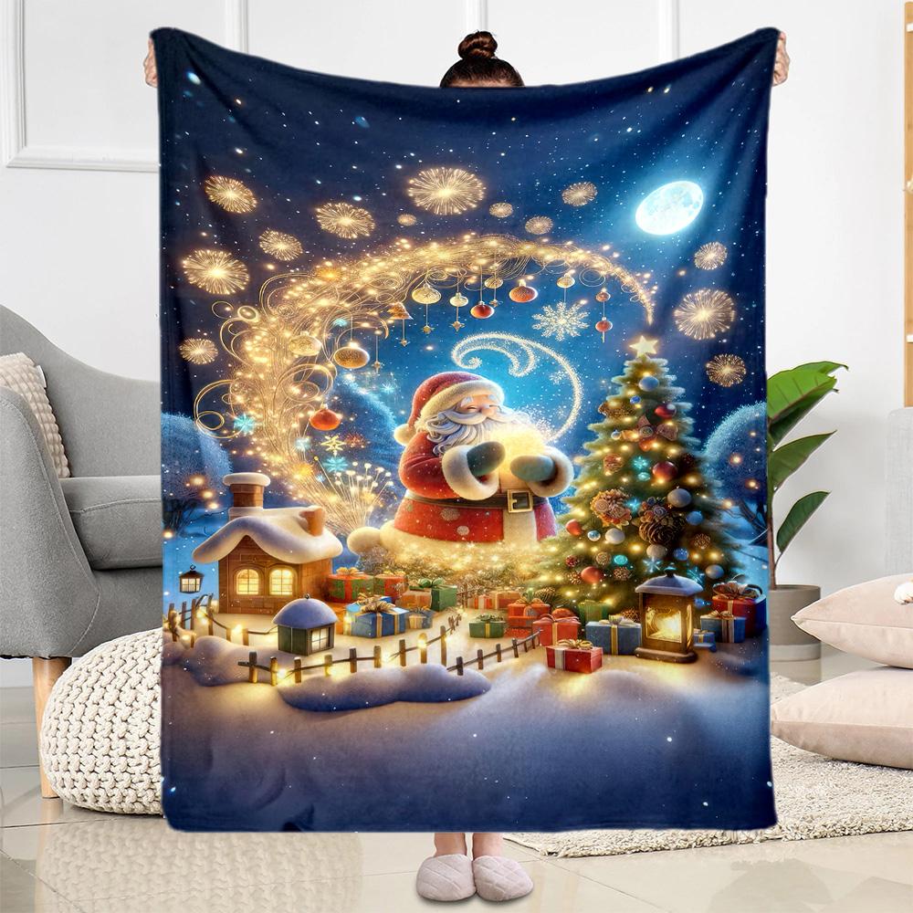 Christmas 314 Blanket Soft & Cozy Suitable for Picnics Sofa Office Chair Four Seasons Universal Modern Style