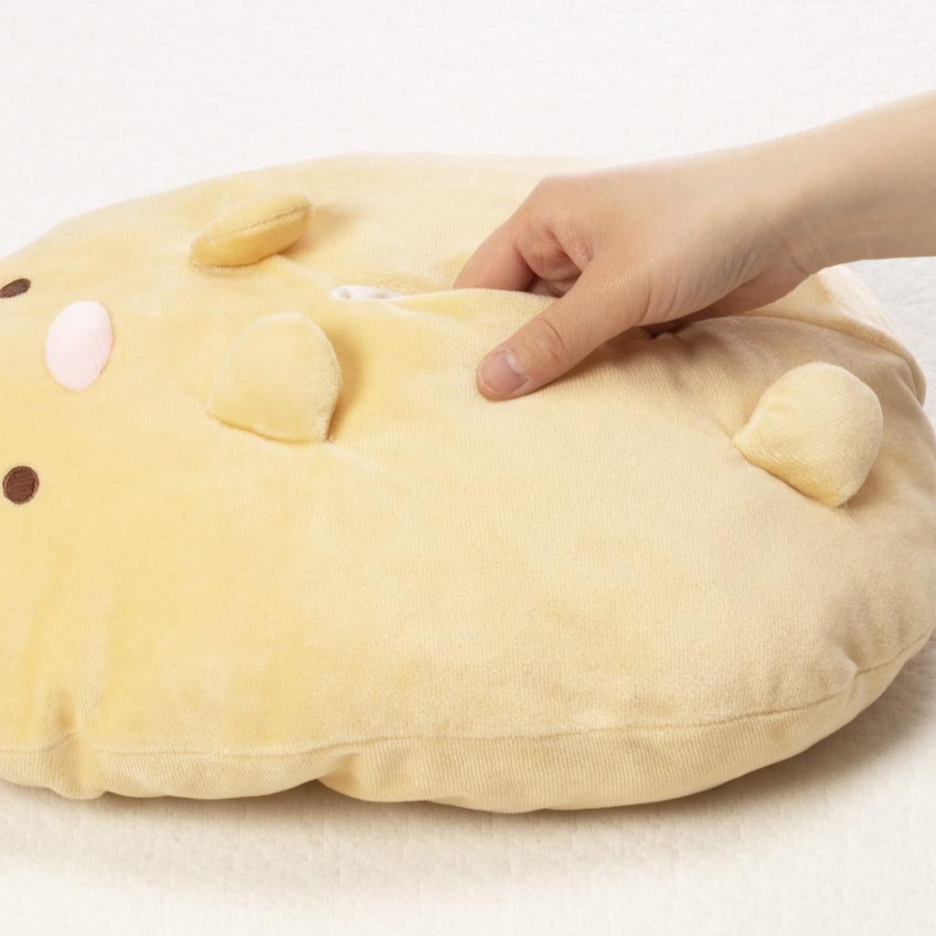 MORIPiLO Morishita Pocket Tissue Case Hanging Wall Hanging for Car Sumikkogurashi Tonkatsu Brown 35cm Fluffy Material Stuffed Toy Cover Character