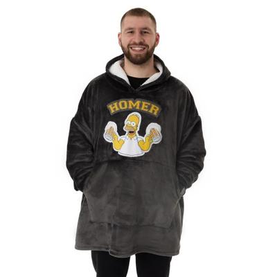 Mens Homer Simpson Blanket Hoodie