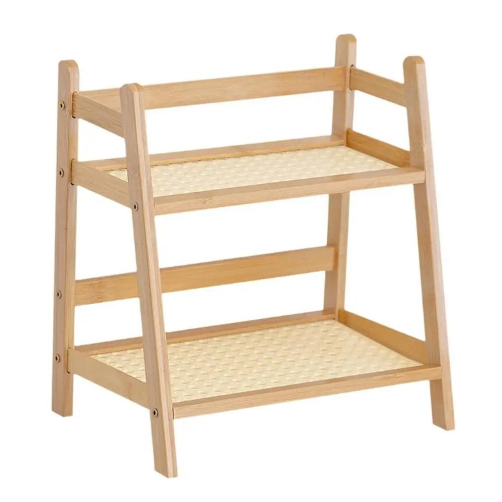 INS Cosmetics Storage Shelf 2-Tier Office Storage Rack Kitchen Cabinet Holders  Dressing Table