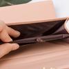 Damenportemonnaie Nische einfaches faltbares langes Portemonnaie frische und süße Handtasche Hand faltbare kleine Tasche