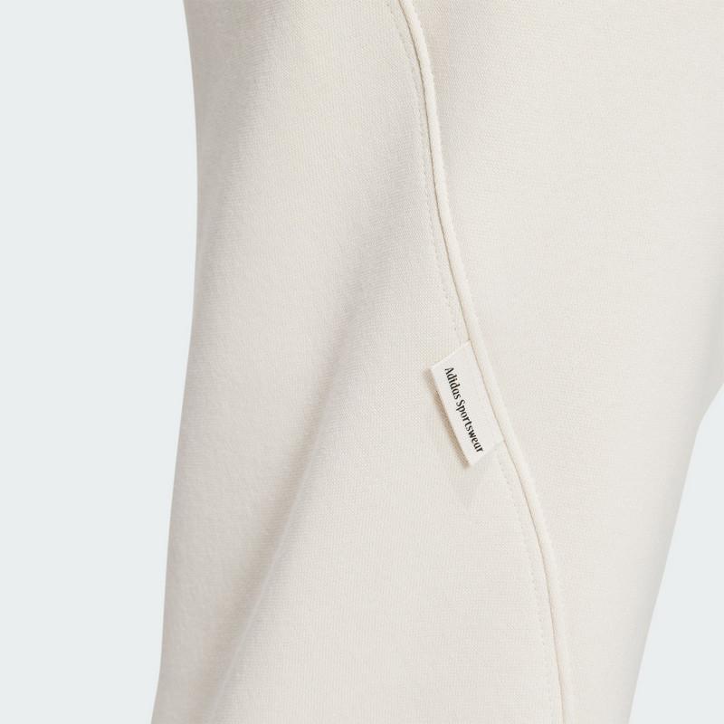 Adidas Solid Color Logo Jogger Training Knit Pants Women Pants Beige IX6788