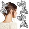 French-style Cashew Flower Bow Clip Sweet Shark Clip  Resort-style Ponytail Clip  Fashionable Headwear