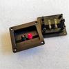 2 Way Speaker Box Clamp DIY Home Car Stereo Binding Post Square Spring Cup Connector Speaker Junction Box Back Panel