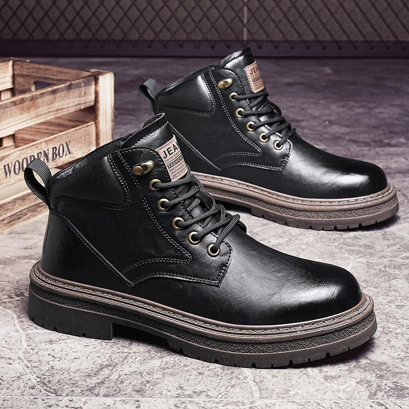 

Leather Shoes Casual Business Shoes for Men Fashion Dress Tenis De Hombre Moccasins Mokasin Tenis Caballero Designer sneakers 39 чорний