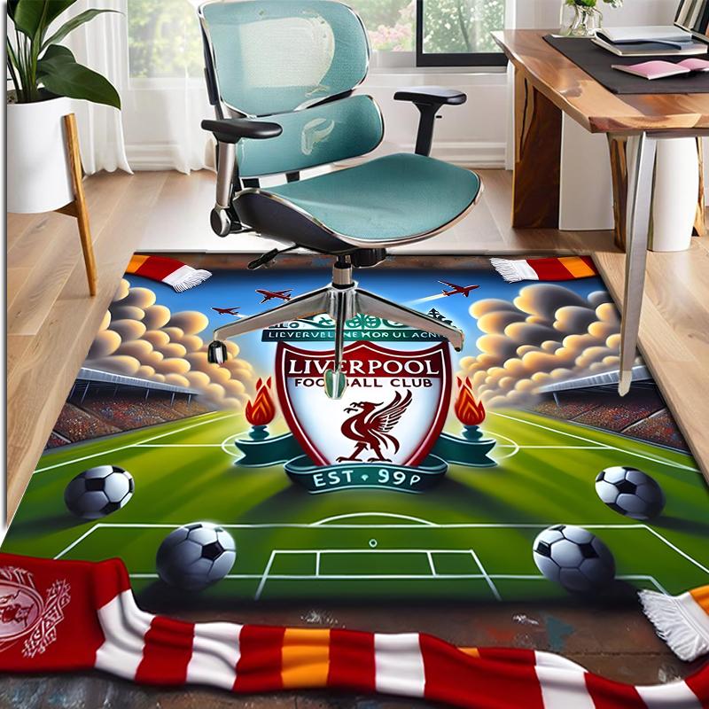 Football team.C Pattern Rug, Indoor/Outdoor Mat, for Picnic, Gameroom, Bedroom, Office, Living Room, Home Decor Carpet, Birthday Gift