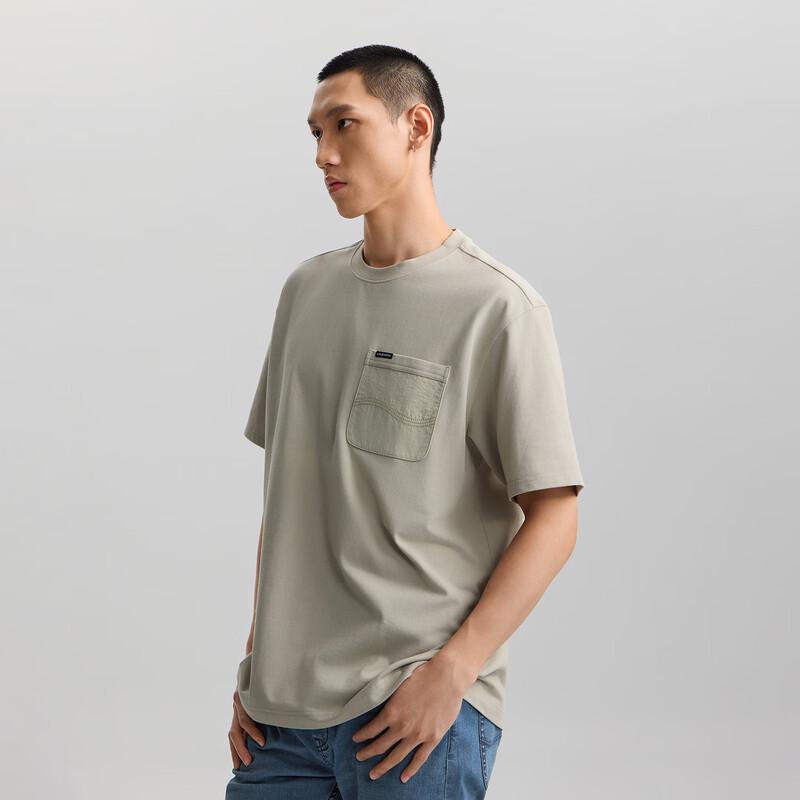 Lee Men's Loose Fit Crew Neck Pocket Short Sleeve T-Shirt