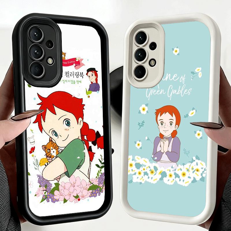 Phone Case for Samsung Galaxy A17 A16 A15 A14 A13 Anne Of Green Gables Shirley A56 A36 A26 A55 A35 A25 A54 A34 A24 A53 A33 A23 A