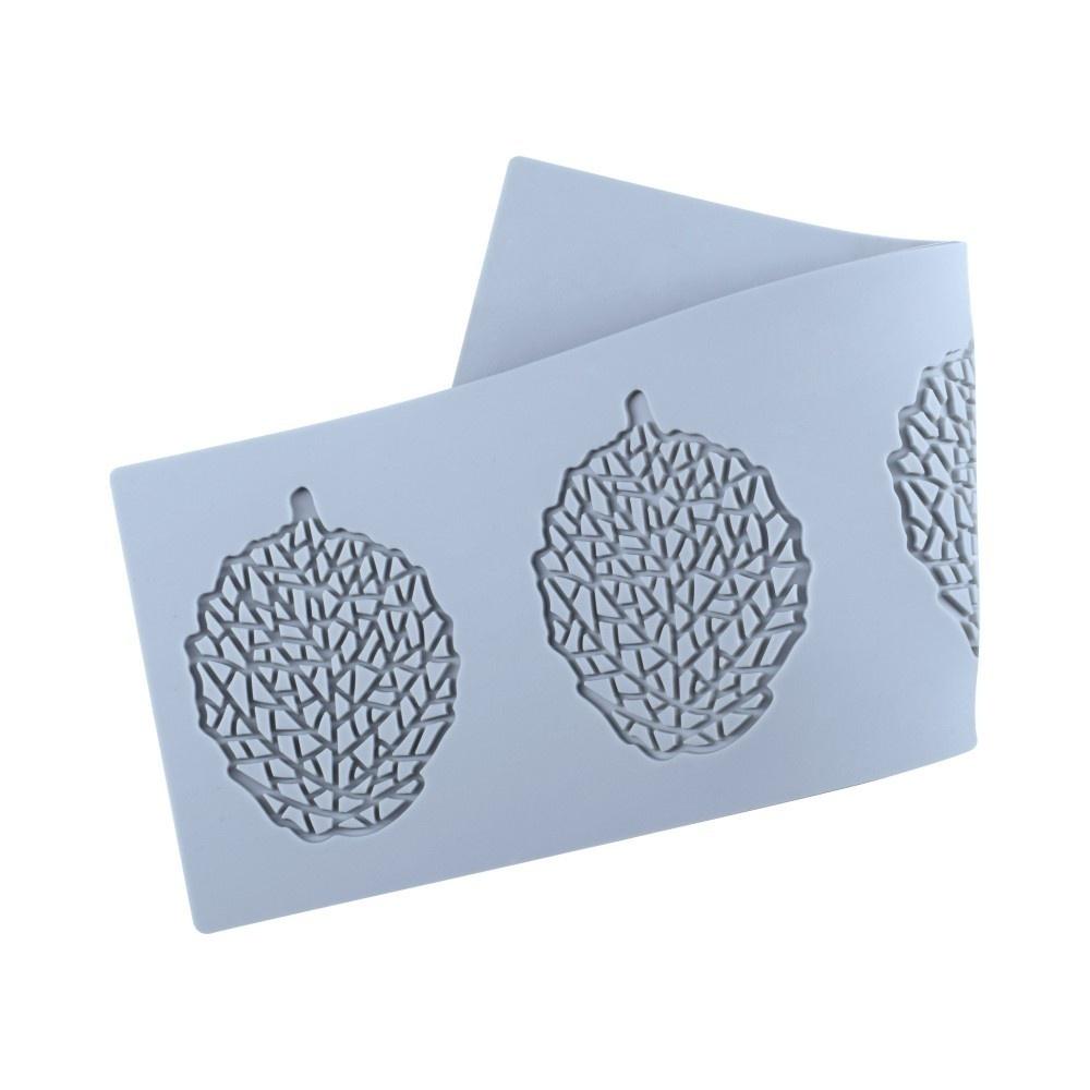 Multi-linked Coral Branch Leaf Fondant Lace Cushion Cake Silicone Mold Diy Chocolate Creative Decoration Baking Mold