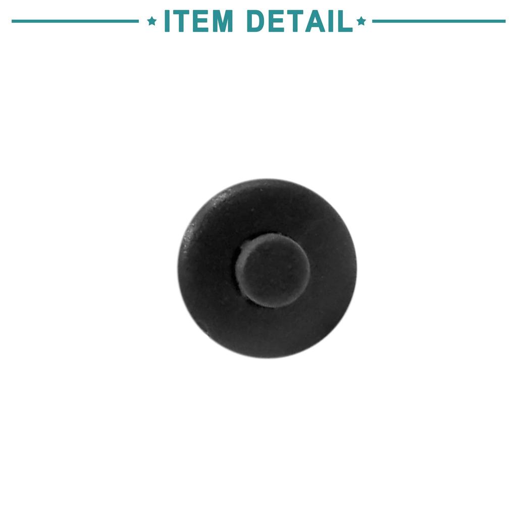 ACROPIX 20pcs Interior Trim Panel Push Rivet Car Door Clip Universal 6mm Hole Diameter Black