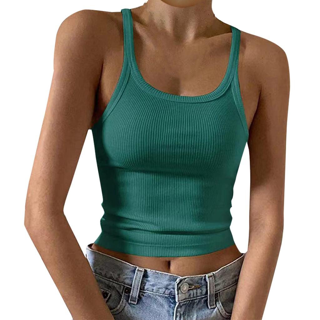 Cămașă subțire cu fundul subțire, la modă, cu buricul expus, cu tăiere subțire, camisole mică pentru femei