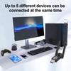 150M USB Bluetooth 6.0 Adapter for PC Wireless Mouse Keyboard Headset Audio Receiver Transmitter Driver Free for Win 8.1/10/11