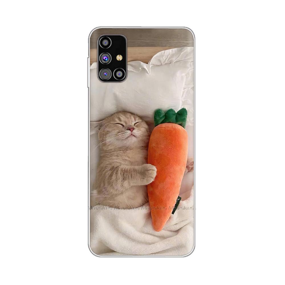 For Samsung Galaxy M31S Case SM-M317F M 31s Clear Shockproof Soft Silicone Protect Phone Case For Samsung M31s M317 Bumper Funda