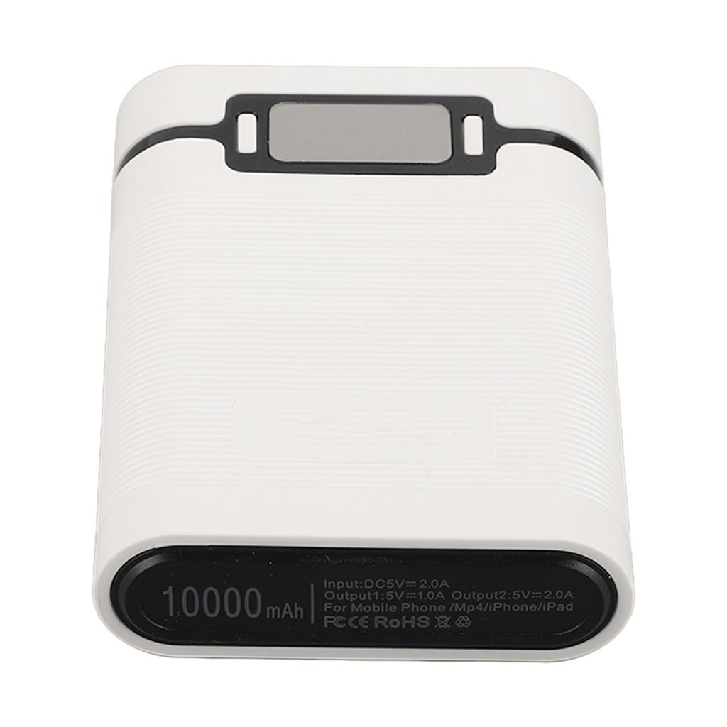 Battery Charger Outer Case 4pcs 18650 Batteries Dual USB Solderless LED Function Portable DIY Power