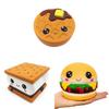 Modelo de Biscoito Waffle Squishy com Espuma de PU para Alívio do Estresse e Presentear