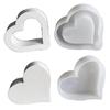 Hollow Out Love Hear Silicone Mould Handmade DIY Heart Ornaments Castings Molds