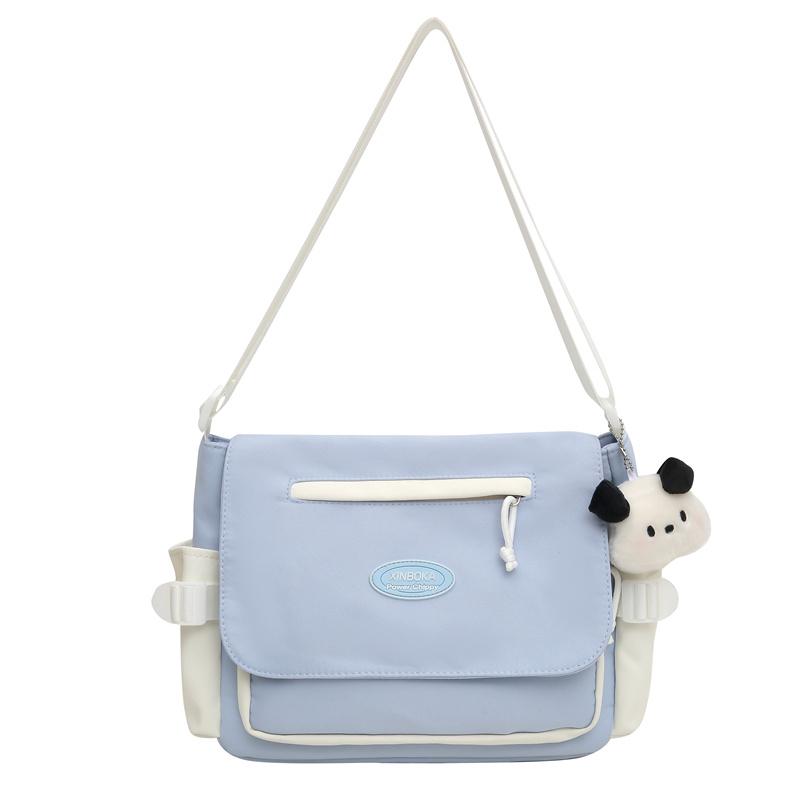 

Сумка через плечо Сумка Messanager Нейлоновая сумка через плечо большой вместимости для пар синий