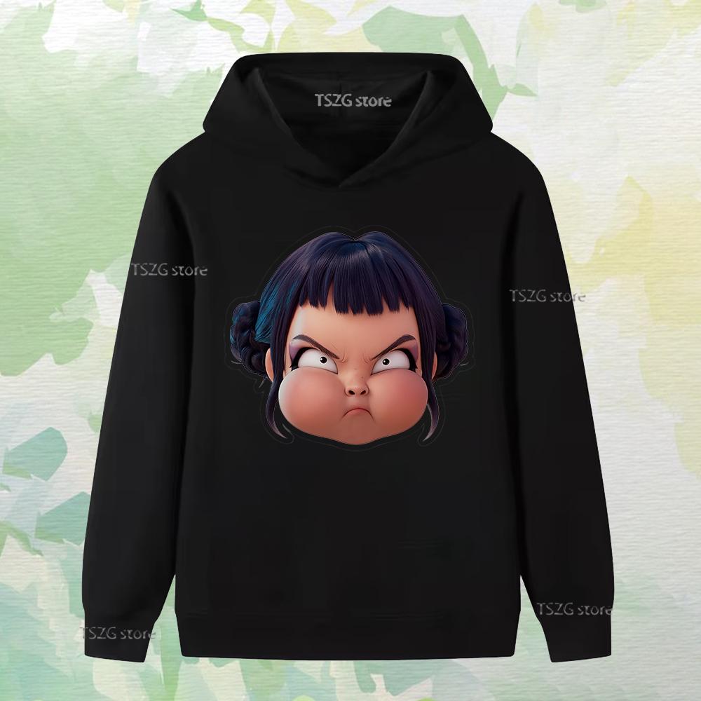 Höst Singel Kul Tryckt Tjejgrupp Mode Pojke Flicka Vardaglig Bekväm Varm Huvtröja Barn Långärmade Kläder