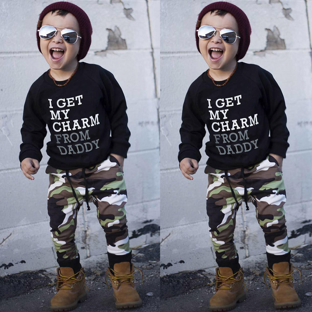 Moneycom Toddler Kinder Baby M/ädchen Camouflage Letter T-Shirts Denim R/öcke Sommer Outfits Camouflage