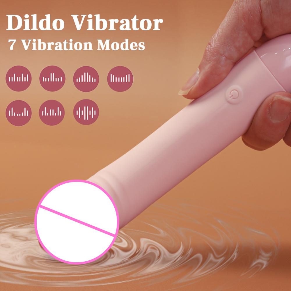 Powerful Dildo Vibrator Vagina G-Spot Vibrator for Women Beginner Clitoris Nipples Stimualtor Female Masturbator Adult Sex Toy
