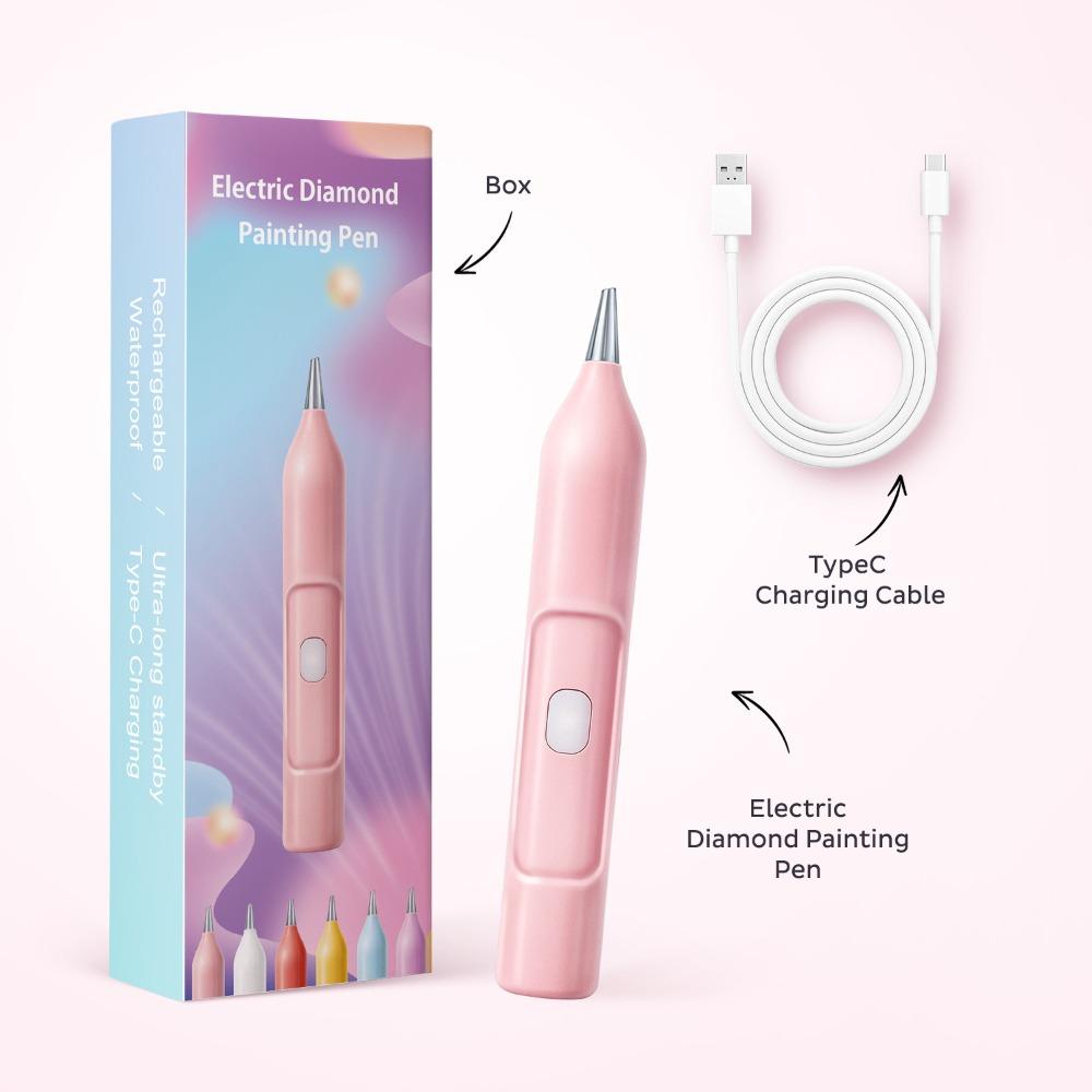 Rechargeable Diamond Painting Vacuum Pen Rhinestone Dot Pen  Automatic Craft Making Accessories