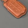 Mengshi 917 M800 Key Case Genuine Leather Cover for Dongfeng Off-road Vehicle