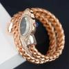 Unique AAA Classic Snake Head Quartz Watch Women's Fashion Retro Style Girl Friend Luxury Watch Women Bling AAA Gold Clock Gift