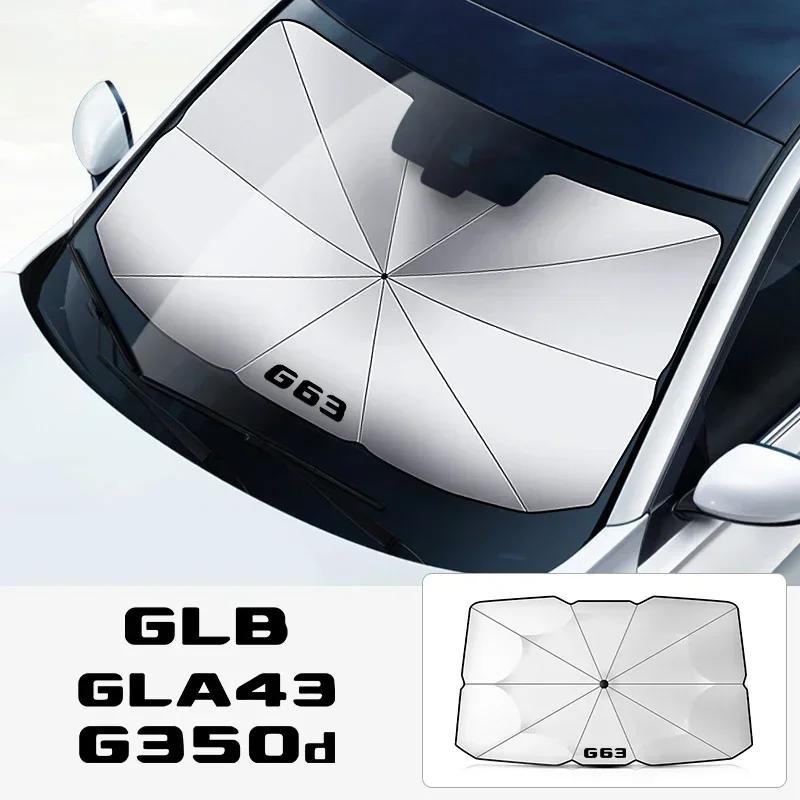 GNXH4 Car Insulated Windshield Sunshade for Mercedes Benz G63 G350d G500 GLA GLA43 GLB GLC GLC43 GLE GLK GLE GLS 63 Car Sunshade