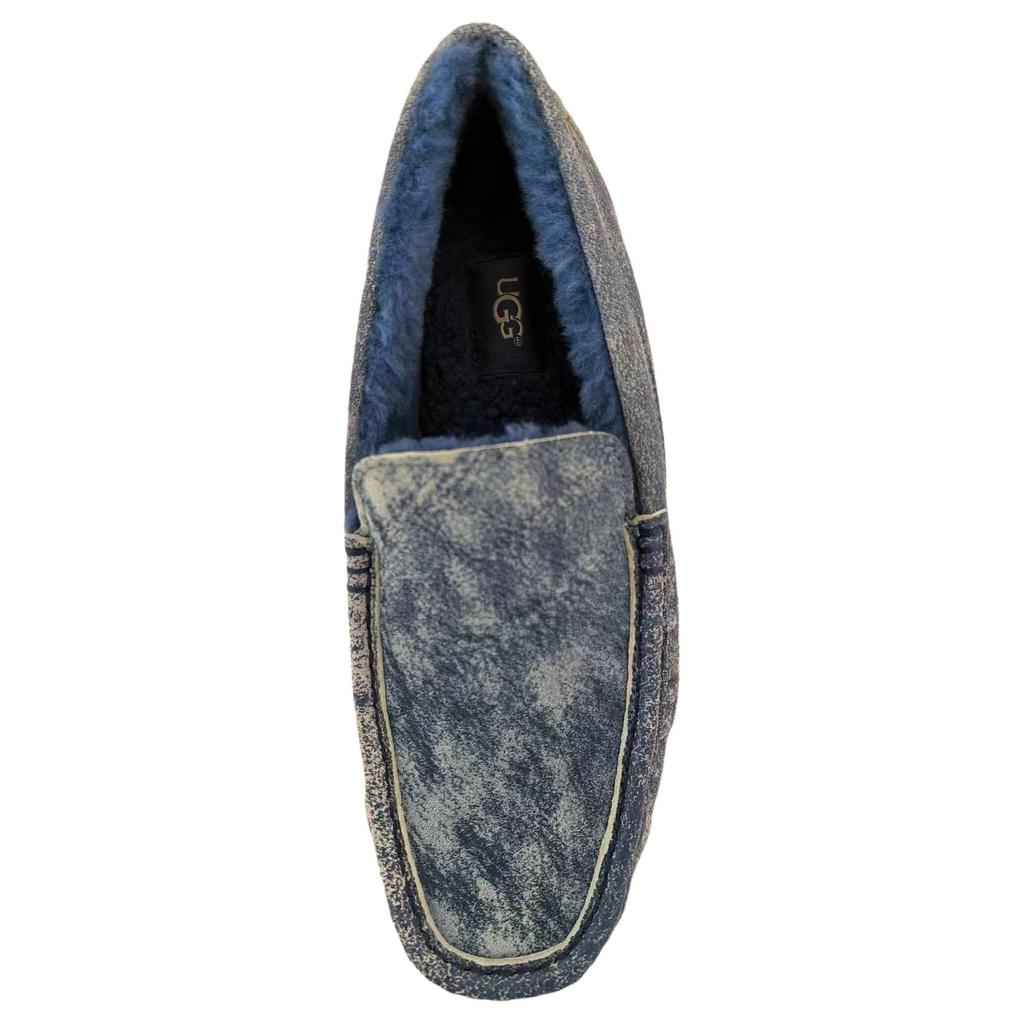 UGG Henrick Twinface Sheepskin Versatile Casual Loafers Men Loafers Blue 1092549-DEN