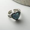 Xiaomi 925 Sterling Silver Rings for Women Couple Minimalist Handmade Simple Retro Flower Stone Ring Fine Jewelry Gift Prevent Allergy