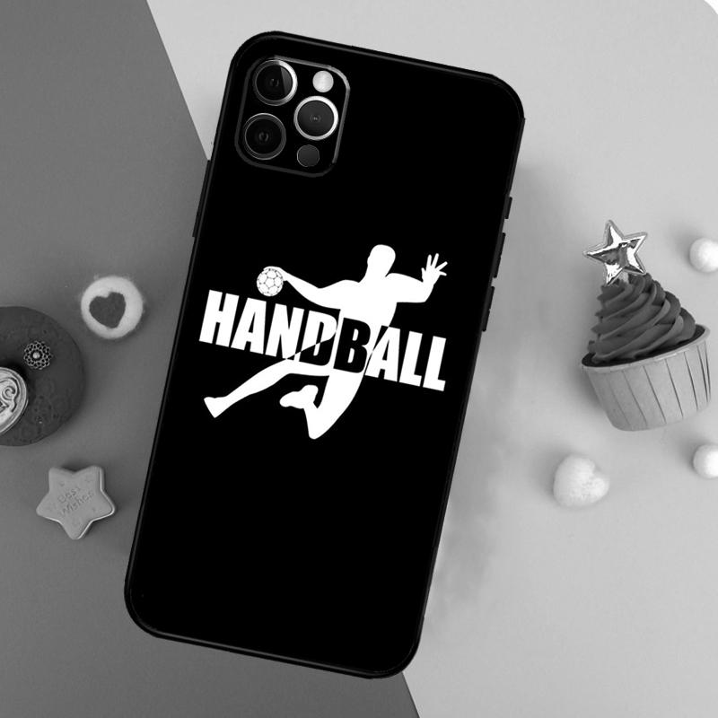 Stylish Playing Handball Phone Case For iPhone 17 16 14 13 12 11 15 Pro Max 12 13 Mini 16E 17 Air Shockproof Cover